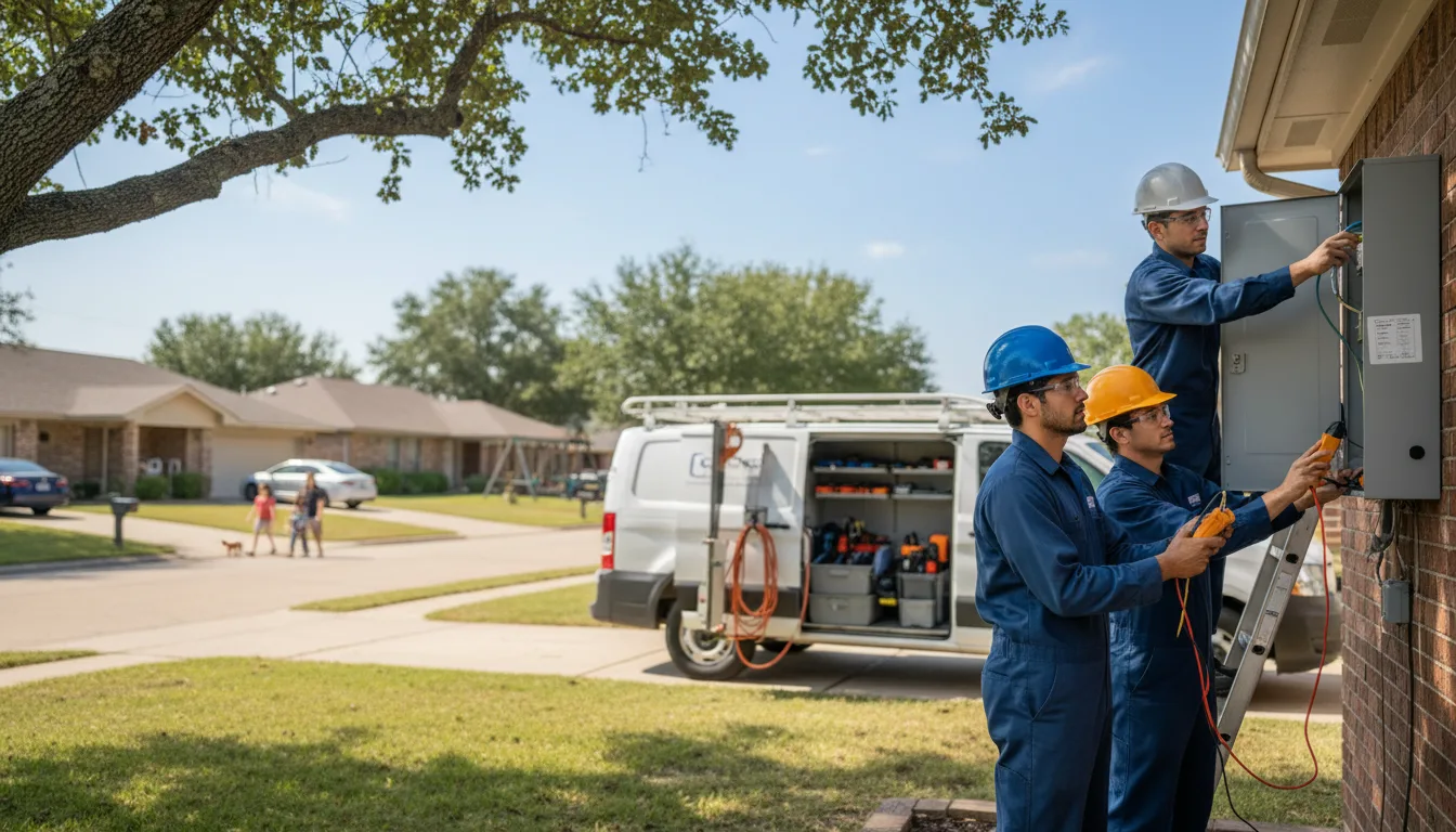 Certified electrician providing emergency electrical services in Lawton, OK